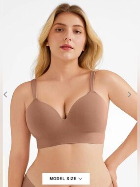 Seamless Push-Up Wireless Full Coverage Bra